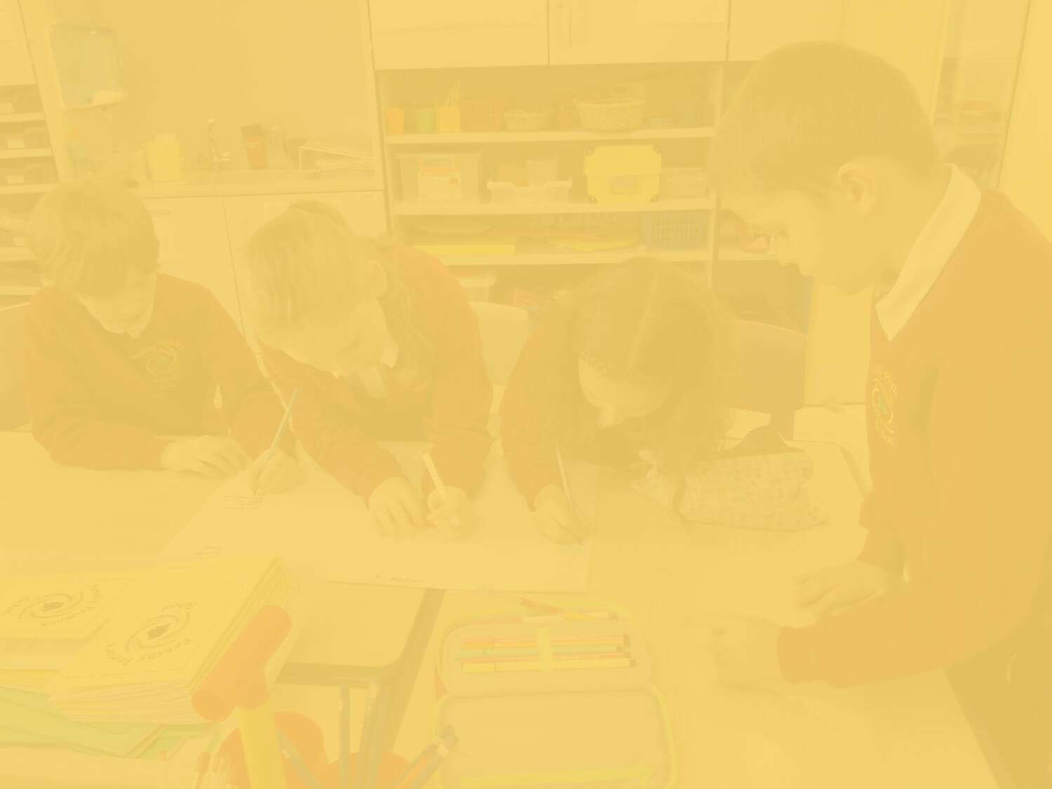 Pupils at Pensby Primary School
